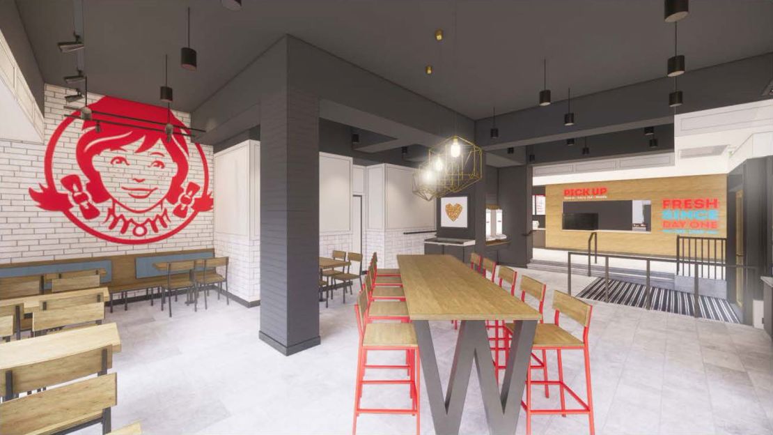 A rendering of Wendy's upcoming restaurant in Reading supplied by the company.