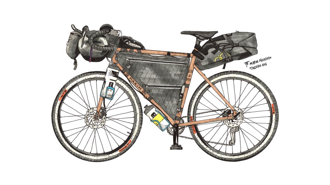 <strong>Bikepacking:</strong> Napper began his NZ visit by joining a month-long bike tour. By the end of the trip, the pandemic had begun. 