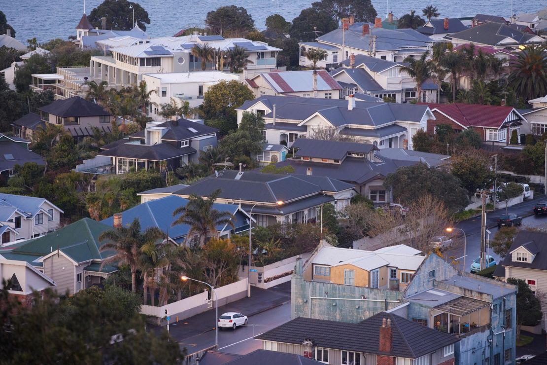 Houses in Auckland, New Zealand.