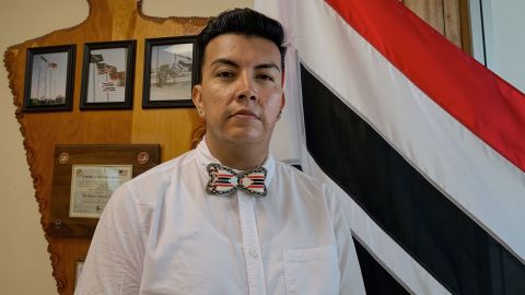 Jordan Dresser, chairman of the Northern Arapaho Tribe.