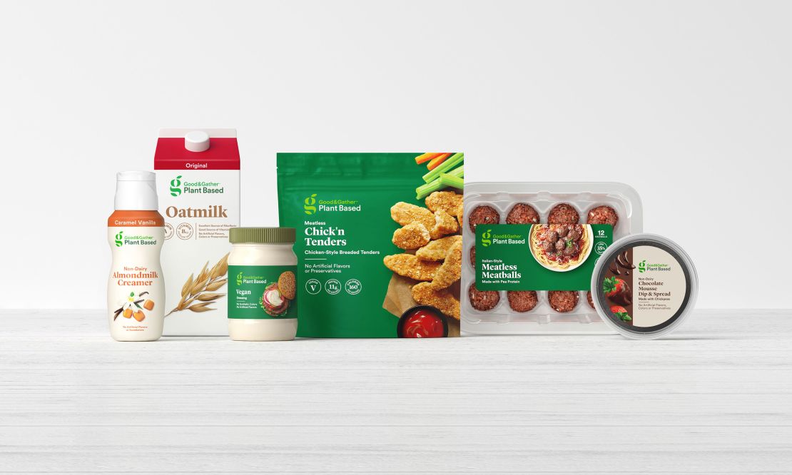 Target's new collection of plant-based foods.