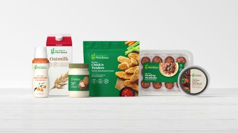 Target's new collection of plant-based foods.