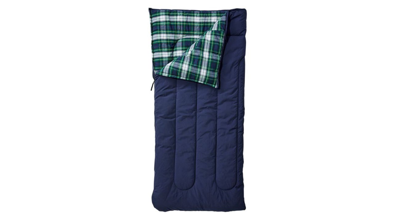 L.L.Bean Flannel-Lined Camp Sleeping Bag, 40°