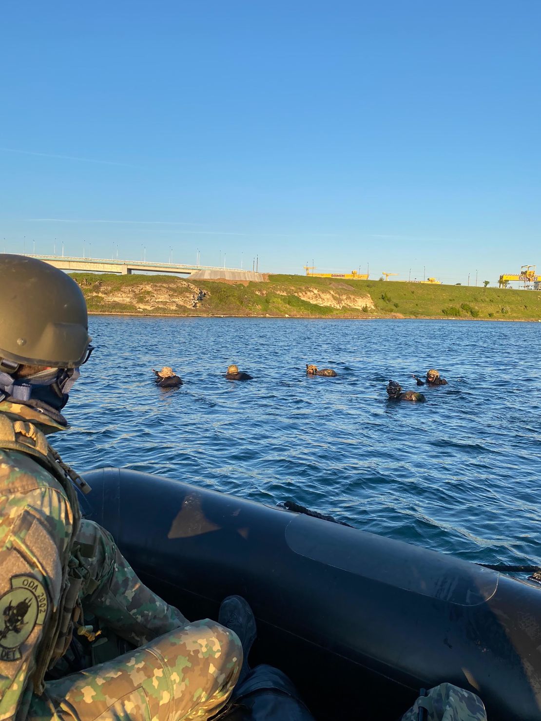 An exercise in the Black Sea led by US Navy SEALs, along with Spanish and Romanian naval forces in Mangalin, Romania.