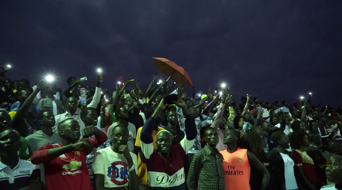 Youths from all over South Sudan come together for the National Unity Day sports festival. 