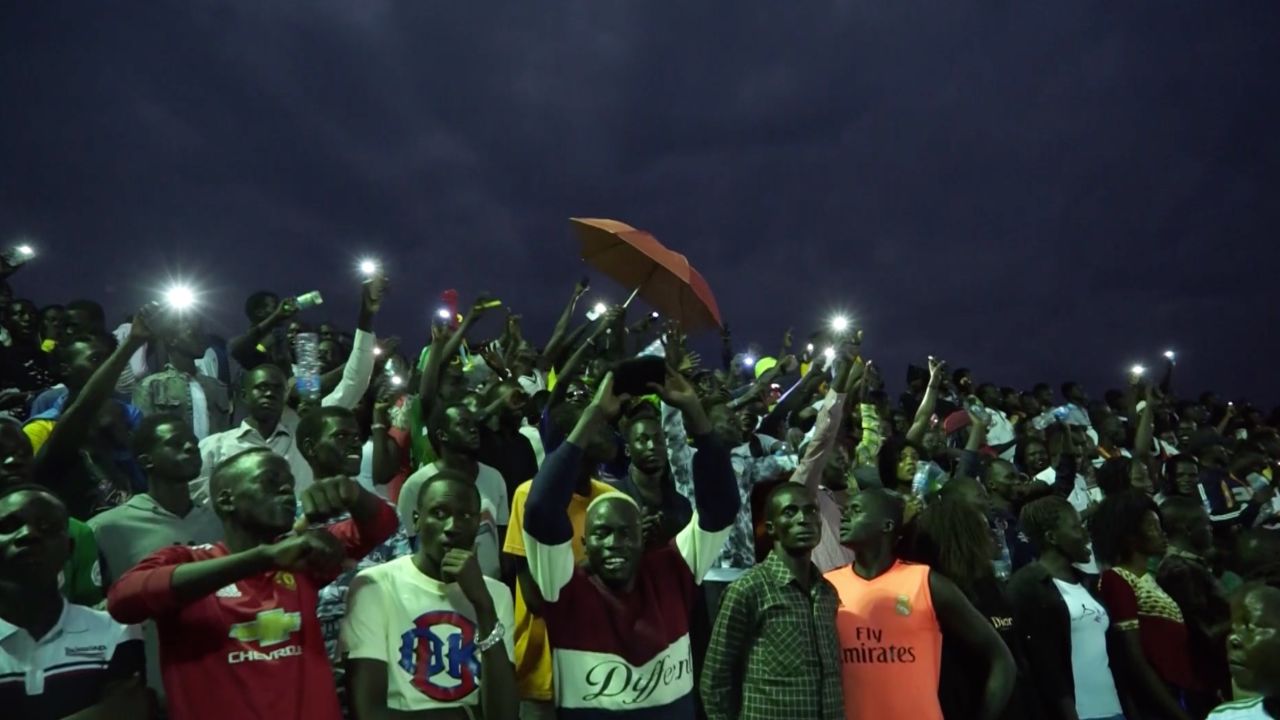 Youths from all over South Sudan come together for the National Unity Day sports festival. 