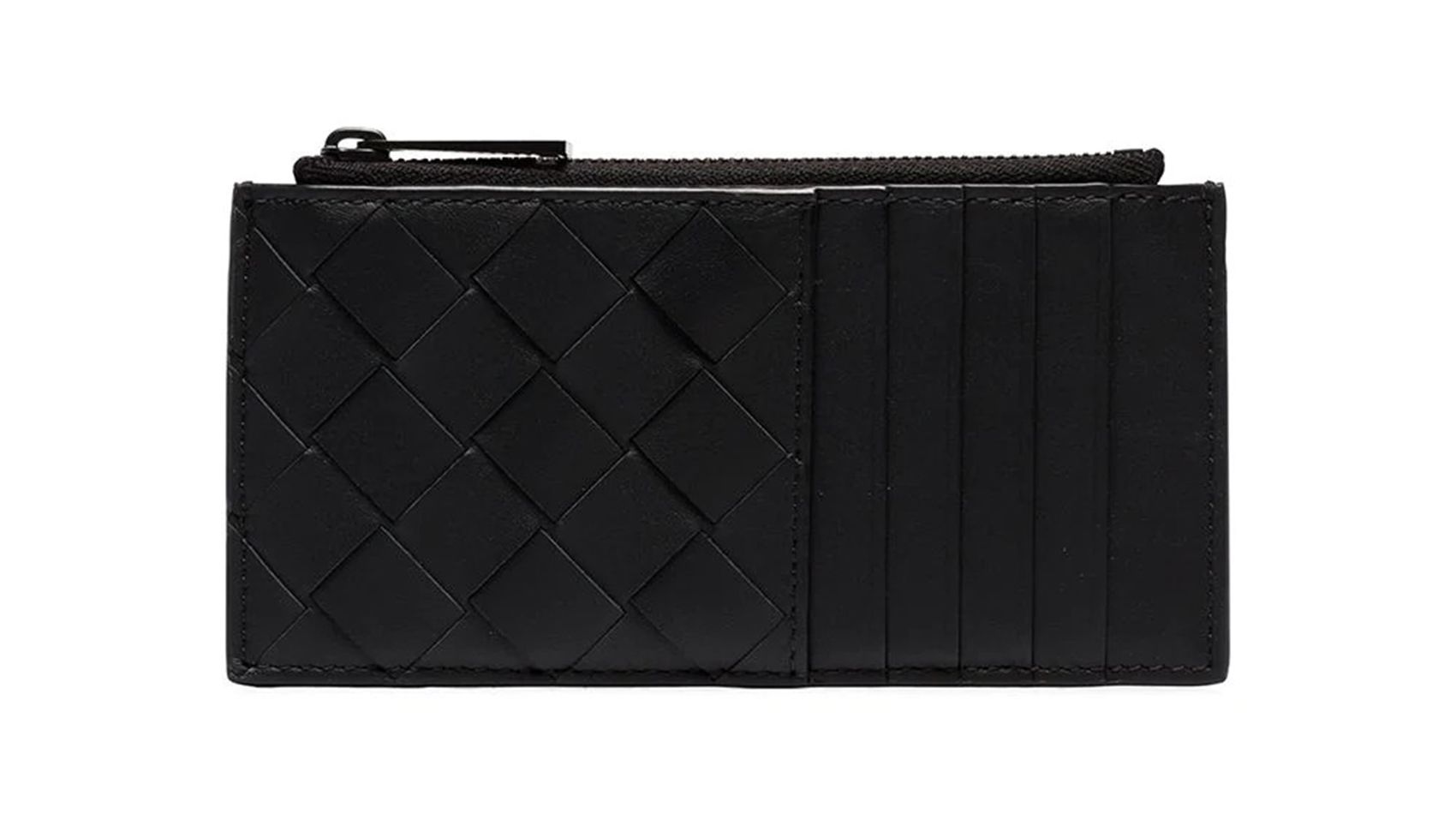 Vintage style Black patterned leather Wallet for women in classy