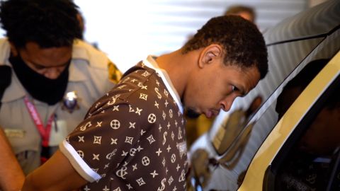 Police released video of Terrell Rhodes, the man they arrested in the death of Amari Nicholson.
