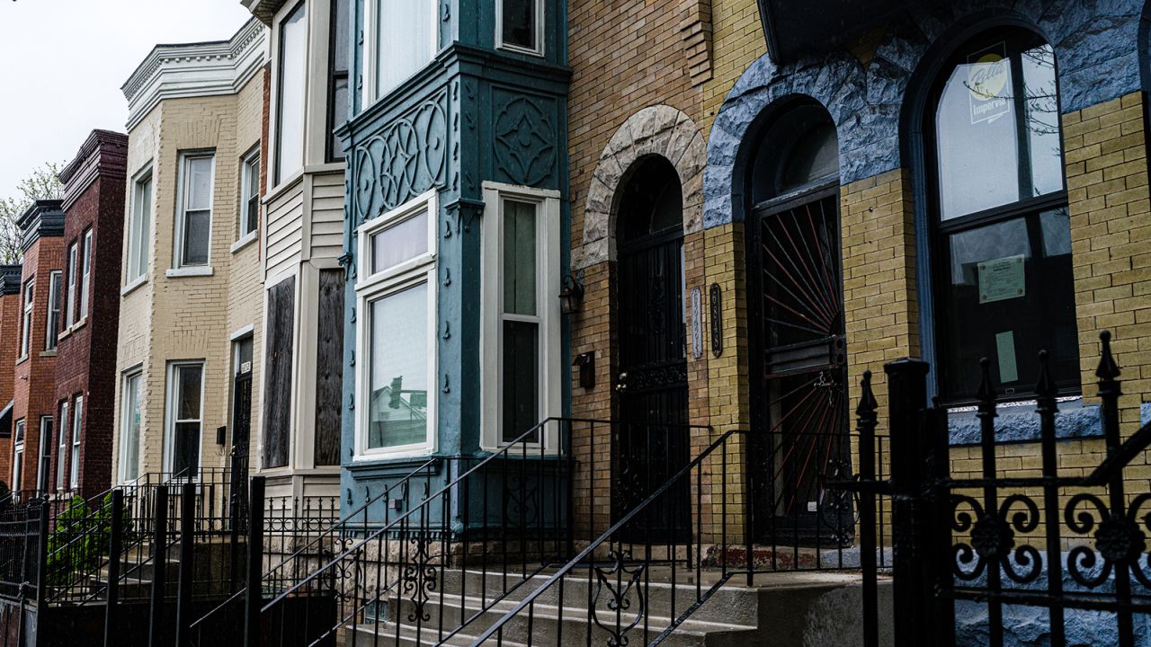 Homes in the Greater Grand Crossing neighborhood of Chicago, Illinois, U.S., on Wednesday, April 28, 2021.