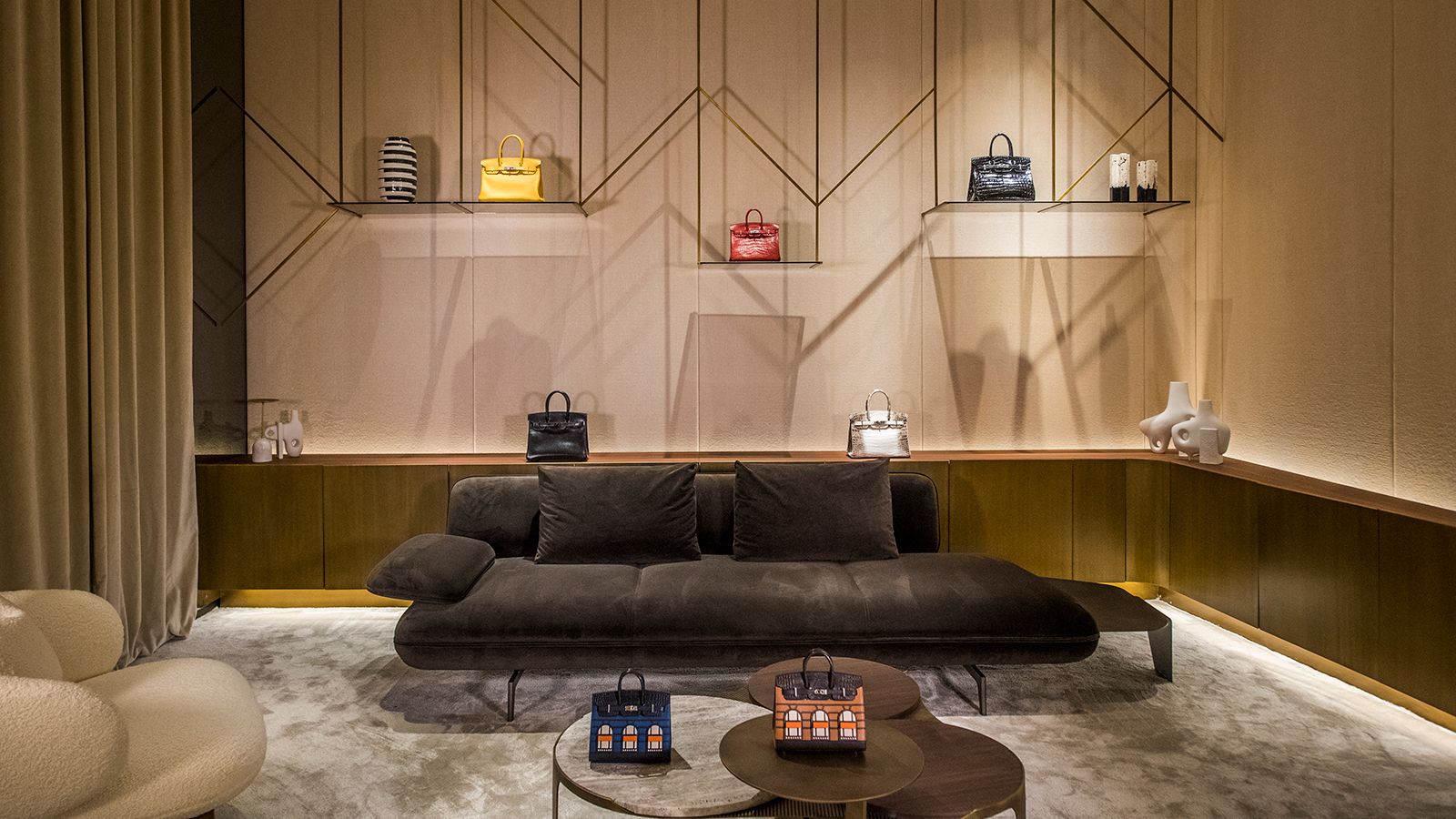 Rebag's First LA Luxury Resale Boutiques Feature Rainbow Walls of Birkins