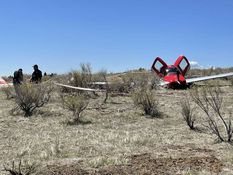 Colorado plane collision Two small planes hit each other midair