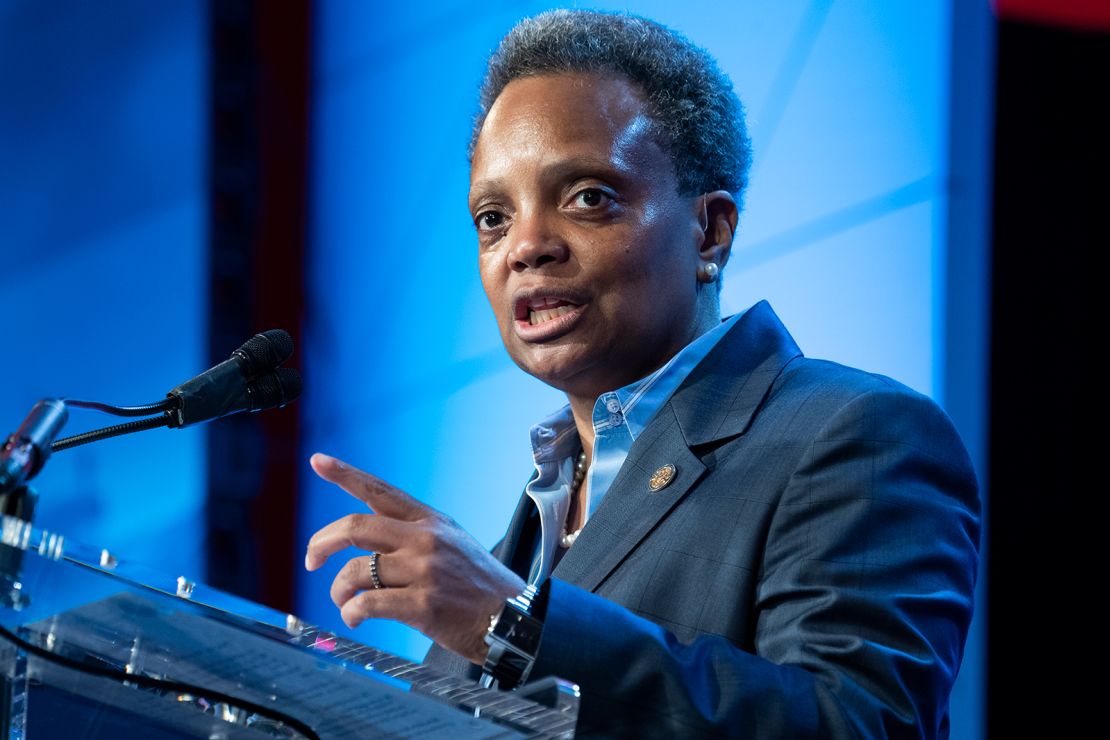 Chicago Mayor Lori Lightfoot, speaks in Washington, DC. on January 23, 2020.