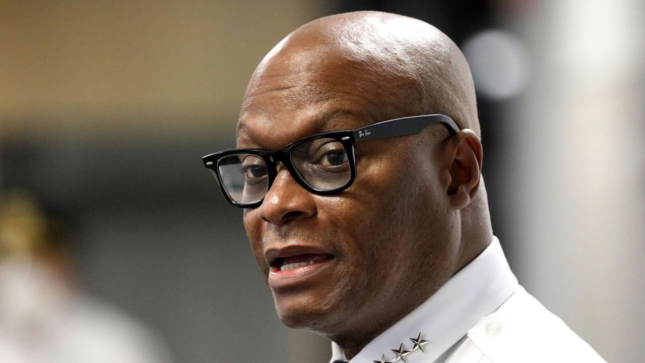 Chicago Police Superintendent David Brown speaks to the media on July 6, 2020.