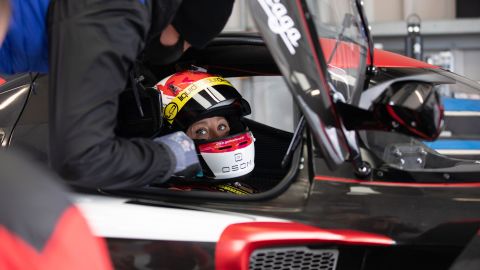 Martin hopes to make history by becoming the first transgender driver to compete in the Le Mans 24 Hour race. 