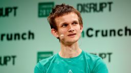 Founder of Ethereum Vitalik Buterin during TechCrunch Disrupt London 2015 - Day 2 at Copper Box Arena on December 8, 2015 in London, England. 