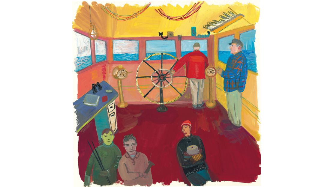 Kalman's picture book told the story of the fireboat and its crew.