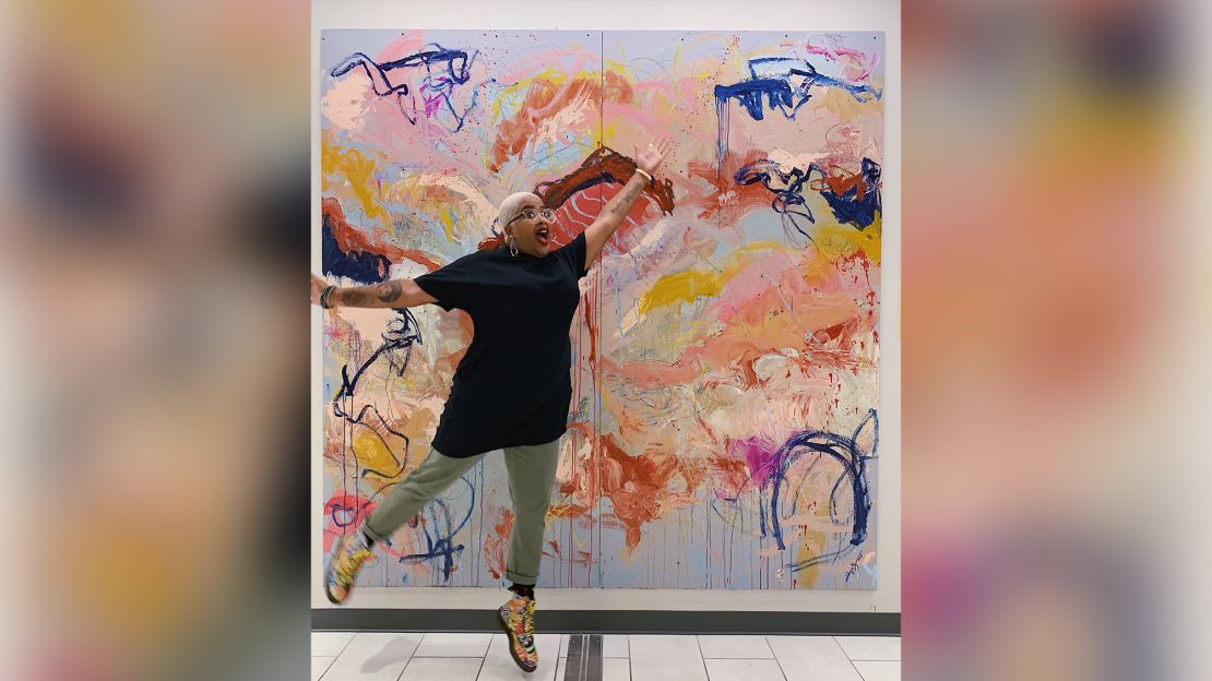 A'Driane Nieves set up a nonprofit arts collective showcasing abstract works by women of color and non-binary artists.