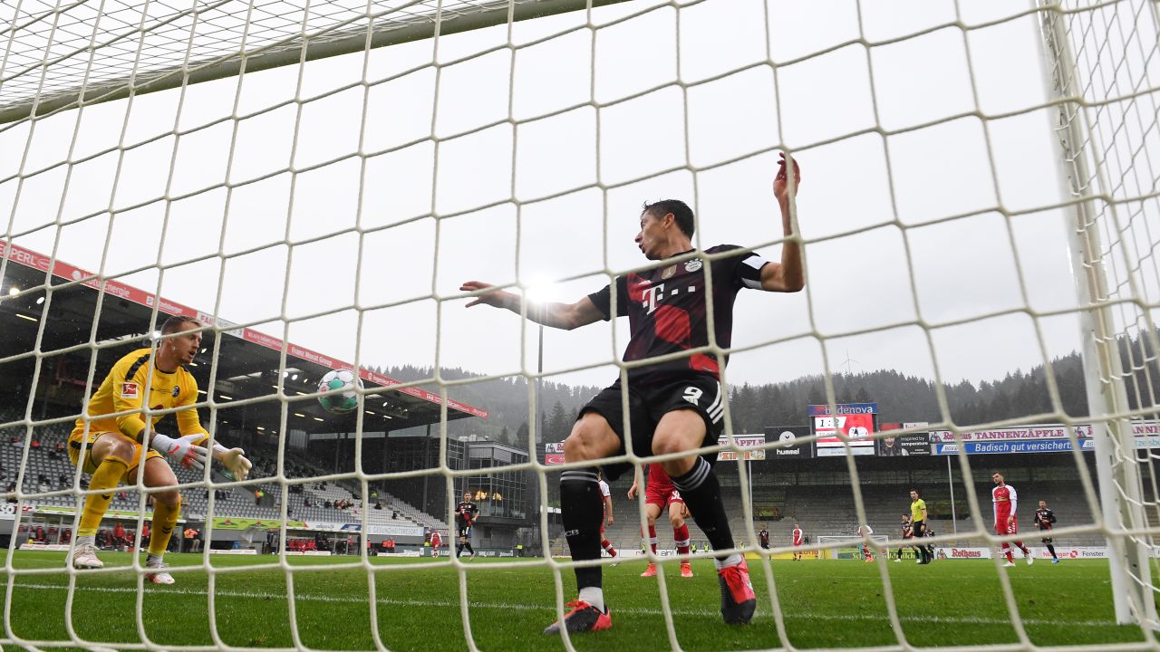 Lewandowski comes close to a record-breaking 41st goal. 