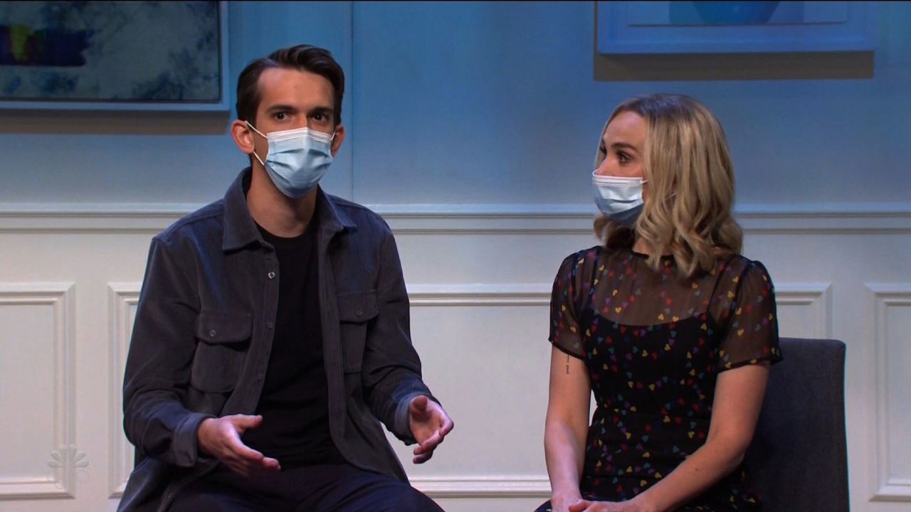 Scenarios for proper mask wearing completely devolve in the latest "Saturday Night Live" cold open.