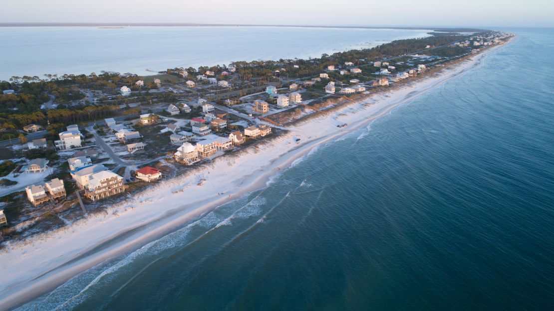 The summer rental market is tight on Cape San Blas in Florida.