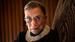 Supreme Court Justice Ruth Bader Ginsburg, celebrating her 20th anniversary on the bench, is photographed in the West conference room at the U.S. Supreme Court in Washington, D.C., on Friday, August 30, 2013. 