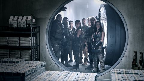 The cast of "Army of the Dead" are shown.