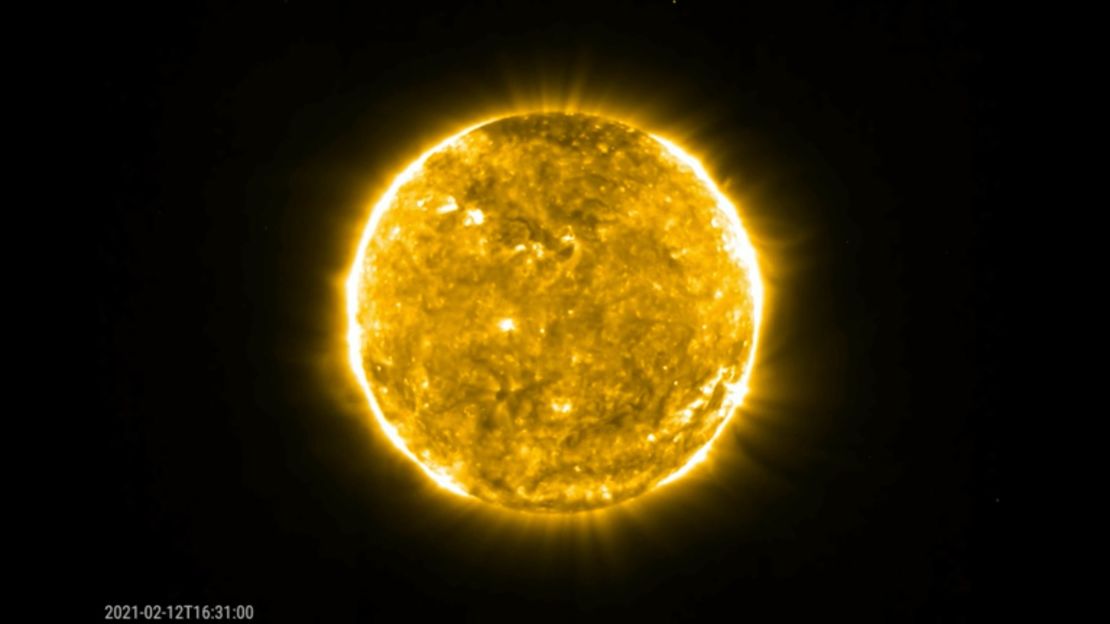 This imagery comes from three different instruments on Solar Orbiter showing eruptions happening on the sun.