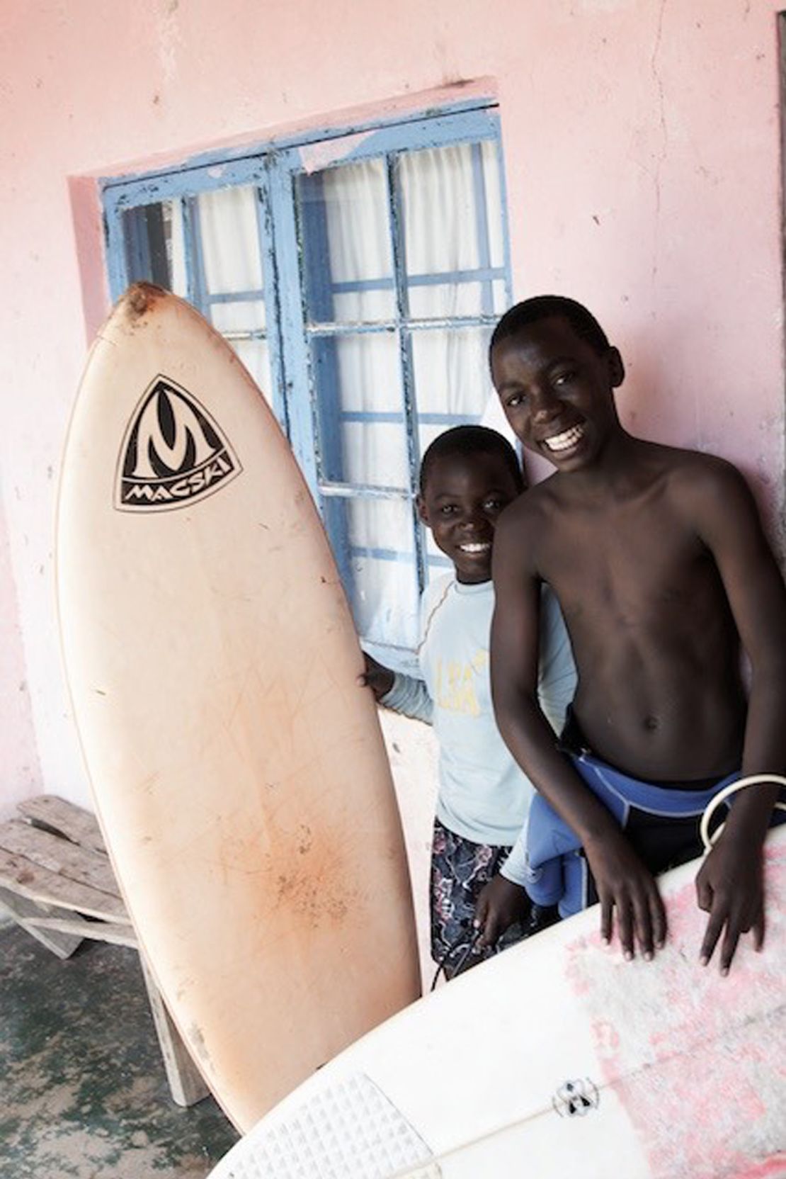 Ndamase says professional surfing isn't always relatable to everyone. 