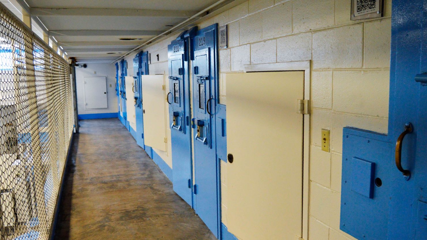 This undated file photo provided on July 11, 2019, by the South Carolina Department of Corrections shows the death row at Broad River Correctional Institution in Columbia, SC.