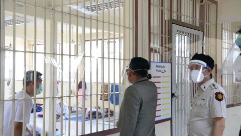 Thai authorities are scrambling to stop a Covid-19 cluster that has torn through the country's prisons.