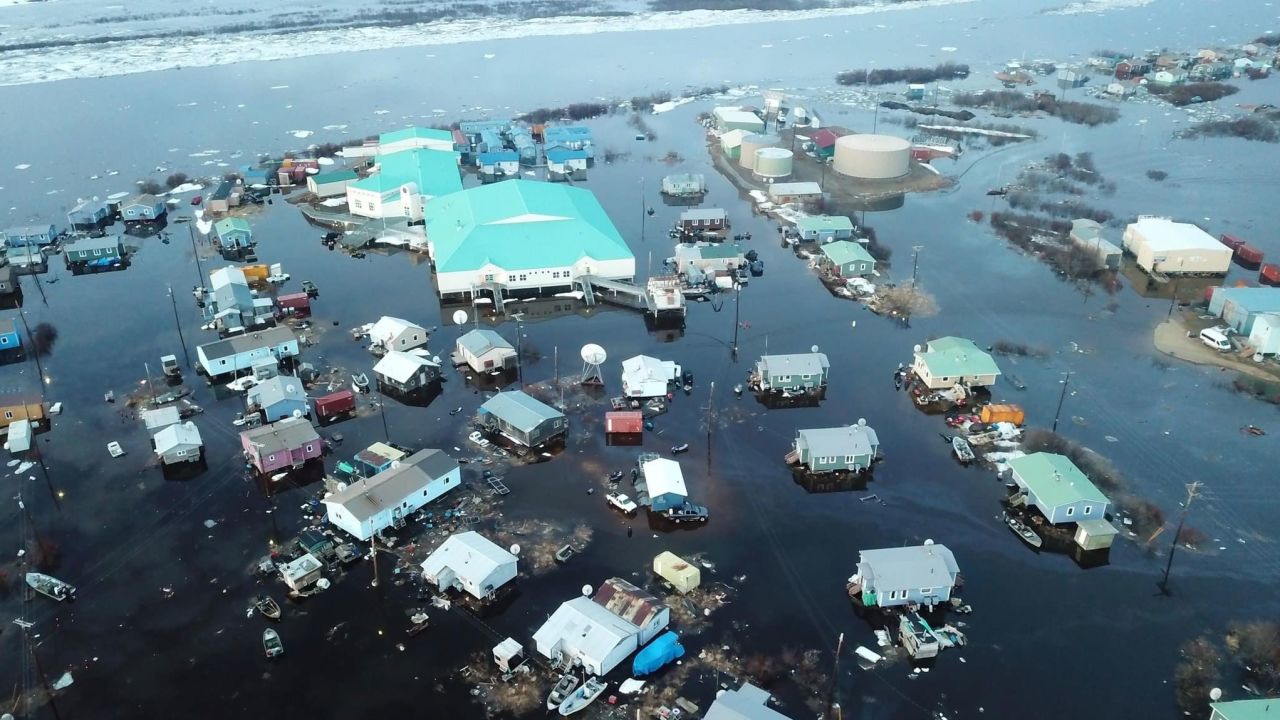 A disaster has been declared in Alaskan towns following flooding due to a log jam.