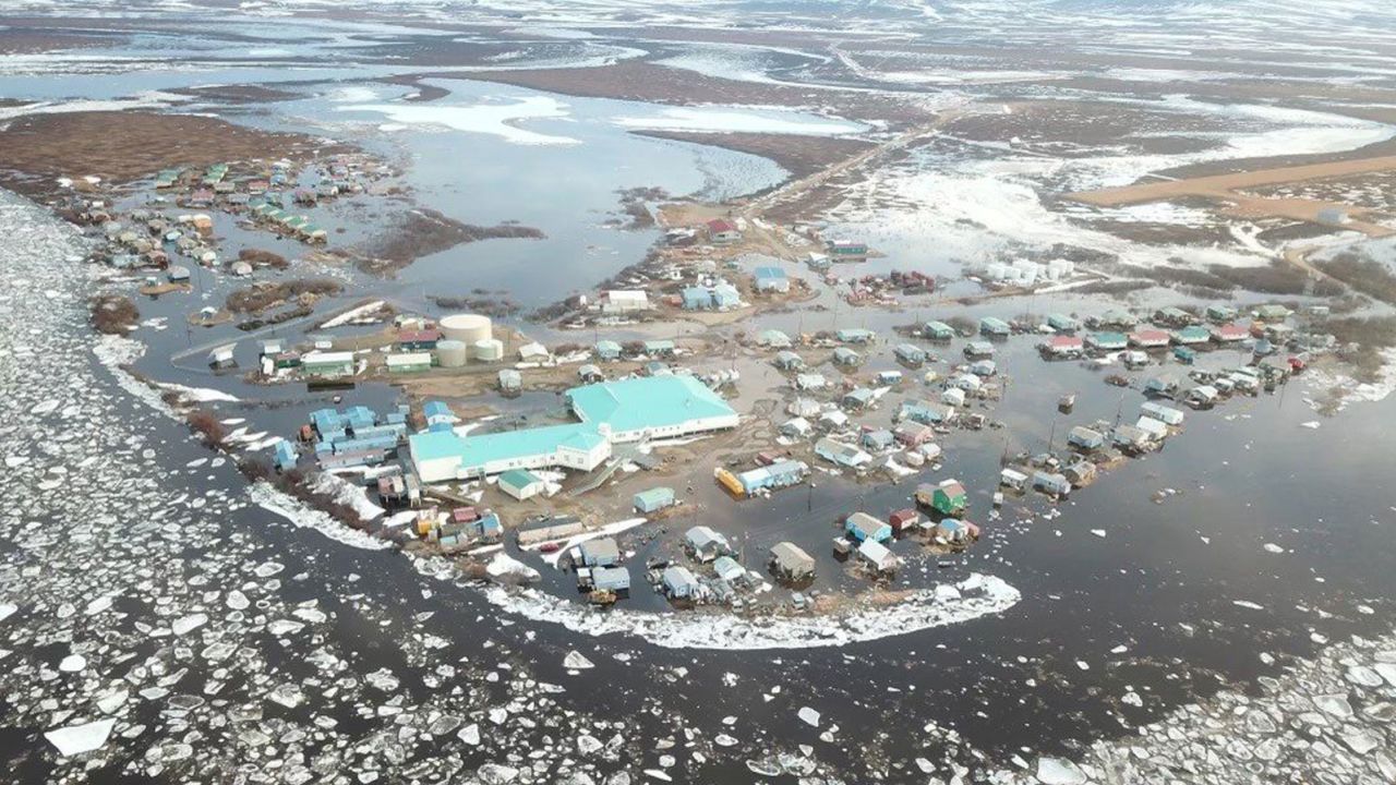 Gov. Mike Dunleavy declared a disaster after flooding in Buckland, Alaska.