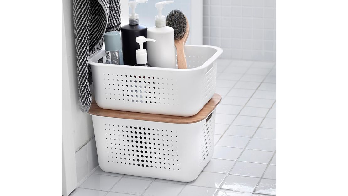 Bathroom Storage Organizer Rack Hanging Shower Caddy Basket - China Plastic  Basket, Storage Basket