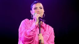 BEVERLY HILLS, CALIFORNIA - MARCH 22: Demi Lovato performs onstage during the OBB Premiere Event for YouTube Originals Docuseries "Demi Lovato: Dancing With The Devil" at The Beverly Hilton on March 22, 2021 in Beverly Hills, California. (Photo by Rich Fury/Getty Images for OBB Media)