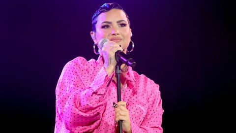 Demi Lovato performs onstage during the OBB Premiere Event for YouTube Originals Docuseries "Demi Lovato: Dancing With The Devil" on March 22, 2021 in Beverly Hills. 