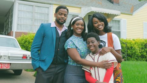 Dulé Hill, Saycon Sengbloh, Laura Kariuki and Elisha Williams in ABC's new version of 'The Wonder Years' (ABC/Erika Doss)