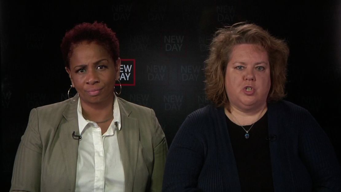 When Carlette Duffy (left) concealed she was Black, her home's appraised value more than doubled. Pictured right: Amy Nelson, executive director of Fair Housing Center of Central Indiana.