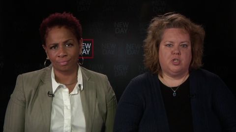 When Carlette Duffy (left) concealed she was Black, her home's appraised value more than doubled. Pictured right: Amy Nelson, executive director of Fair Housing Center of Central Indiana.