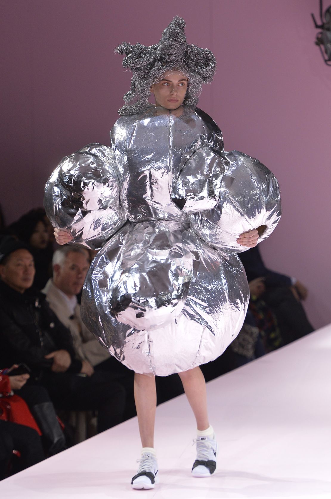 Rei Kawakubo took a deconstructive approach to intergalactic fashion.