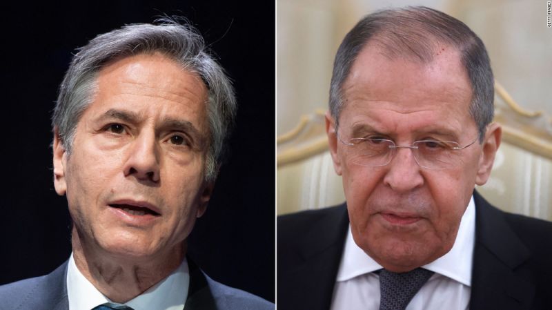 Blinken says he had ‘frank’ discussion with Russian foreign in minister spoke to Russian foreign minister Lavrov Friday