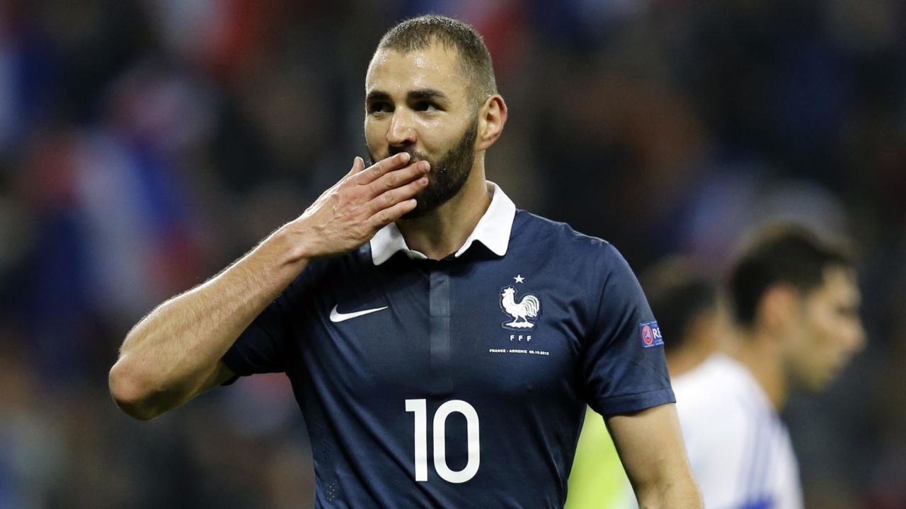 Karim Benzema hasn't played for France since 2015.