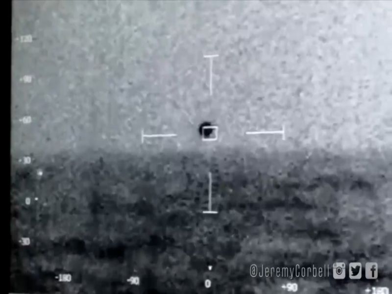 Newly leaked video shows a UFO disappear into the water