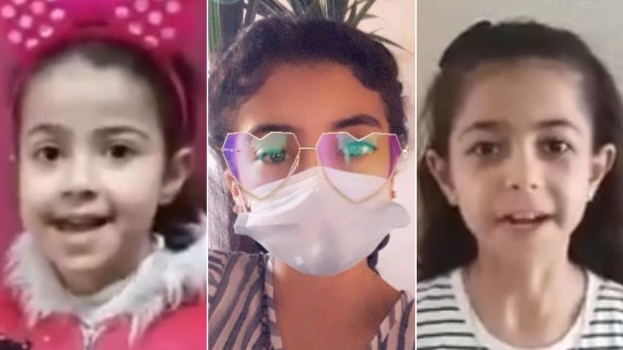 From left: Rula Mohammad al-Kawlak, 5, Tala Ayman Abu al-Auf, 13, Yara Mohammad al-Kawlak, 9, who were killed by Israeli airstrikes on May 16, in Gaza City, along with several other children who received trauma care from NRC.