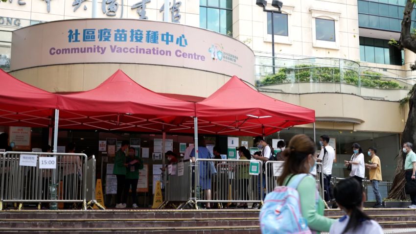 screengrab hong kong vaccination center