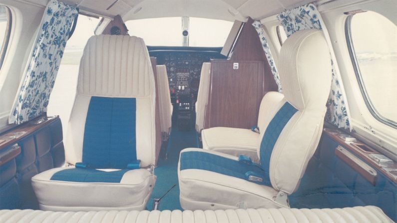 <strong>The cabin:</strong> In the 1960s and into the early 1970s, the purpose of business aviation was to save time and hassle for flights within a few hours' distance. 