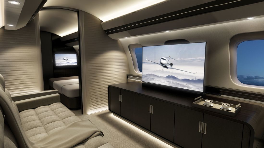 <strong>Global 7500:</strong> Business jet cabins today mean "floating onto a jet, having a completely smooth ride," says Bombardier's Mark Masluch.