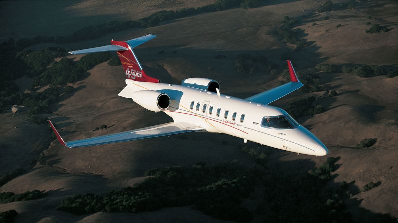 <strong>End of an era: </strong>But in February 2021, Learjet's parent company, Bombardier, announced that it was <a  target="_blank">ending mainstream production</a> of the famous plane. (Pictured: a 2005 shot of a Learjet 45XR). 