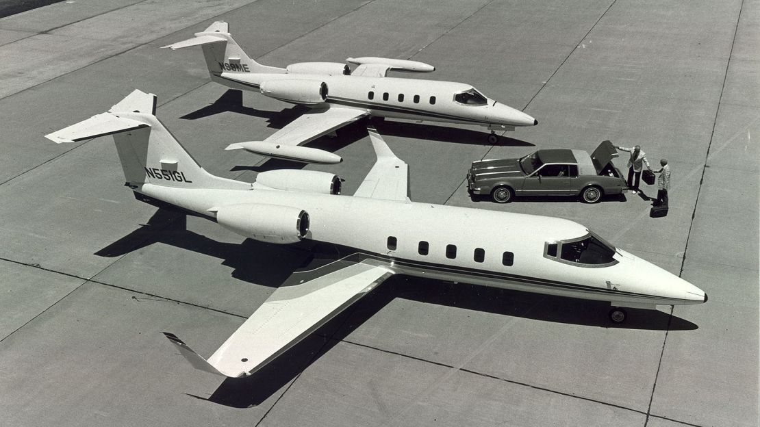 The Learjet was the ultimate in time-saving glamor in the 1960s and '70s.