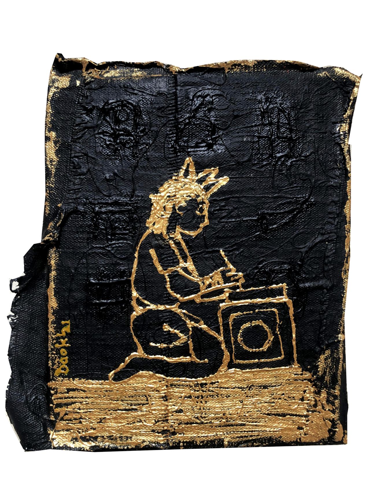 "The Scribe" (2021) by Damilola Okhoya.