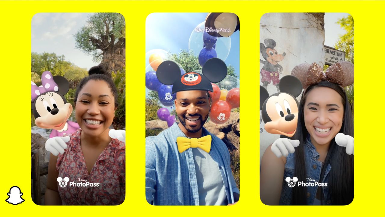 Disney Parks and Snap announced Thursday that they're bringing augmented reality to Disney World.